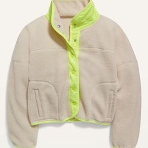 *NEW* Old Navy Sherpa/Nylon Hybrid Jacket | XS